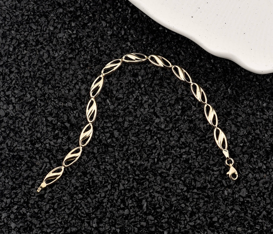 Złota bransoletka 375 klasyczna