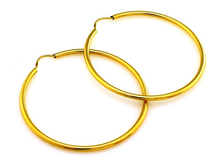 Duże kolczyki koła 50mm