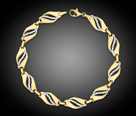 Złota bransoletka 375 klasyczna 