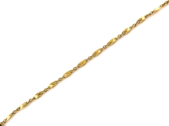 Bransoletka złota elementowa