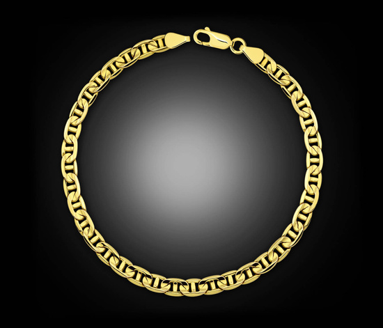 Złota bransoletka 585 Gucci Marina 
