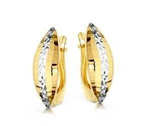 Złote kolczyki 375 - klasyczne