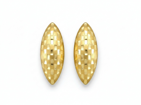 Złote kolczyki delikatne angielskie zapięcie