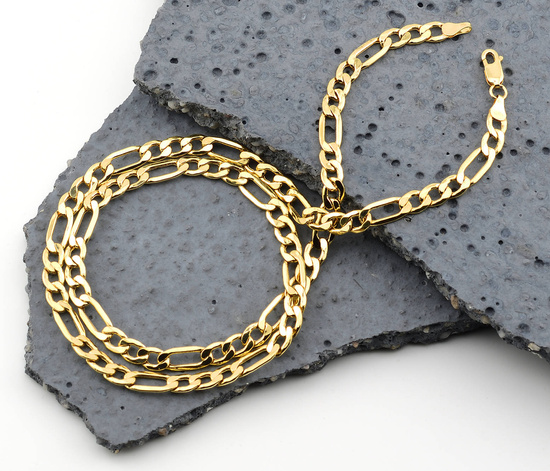 Złoty łańcuszek 585 Figaro 