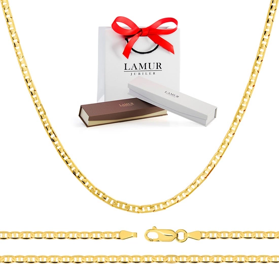 Złoty łańcuszek 585 Gucci Marina 