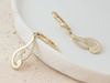 Kolczyki złote długie wiszące idealne dla mamy