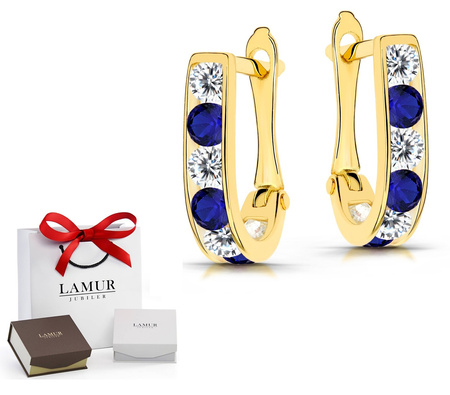 Złote kolczyki 585 dla dziewczynki