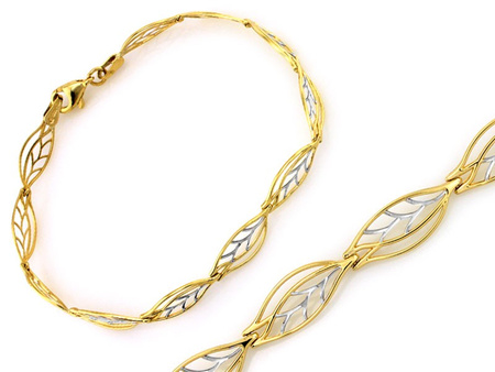 Subtelna złota bransoletka dla kobiety