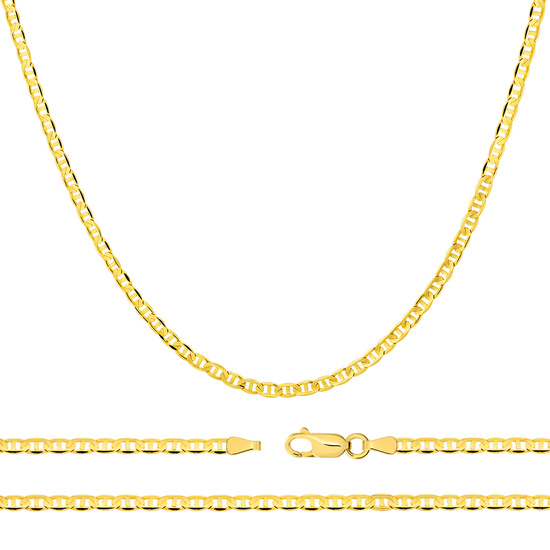 Złoty łańcuszek 585 Gucci Marina - 45 cm