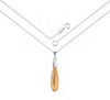 Naszyjnik srebrny 925 Swarovski - kropla