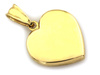 Serce złote na łańcuszek zawieszka