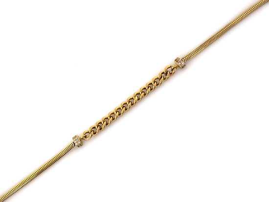 Bransoletka złota subtelna elegancka