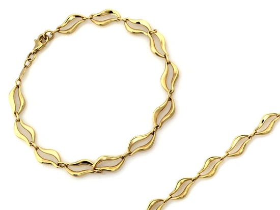 Złota bransoletka idealna dla mamy dla babci