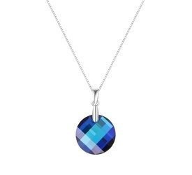 Naszyjnik srebrny 925 Swarovski - koło