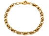 Bransoletka złota łańcuszkowa z dużych ogniw