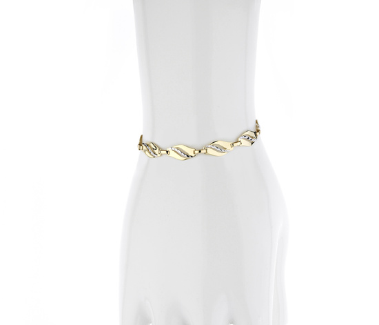 Złota bransoletka 375 klasyczna 