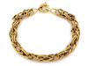 Bransoletka złota z dużych przeplatanych ogniw