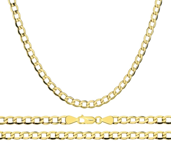 Złoty łańcuszek 585 pancerka 