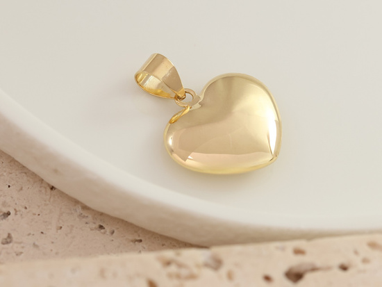 Zawieszka serduszko z żółtego złota