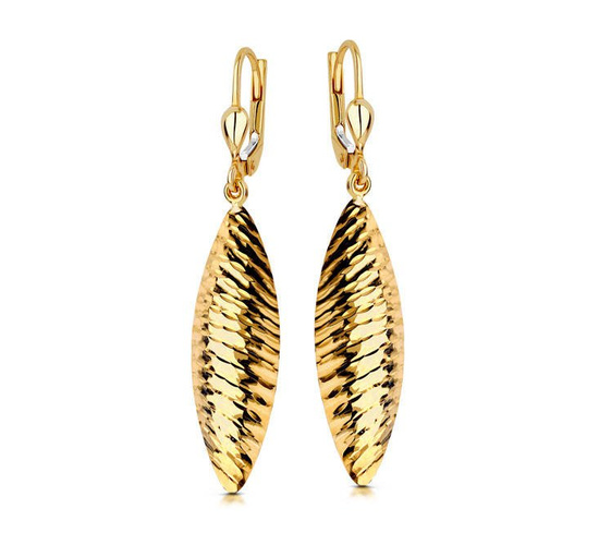 Złote kolczyki 333 - wiszące