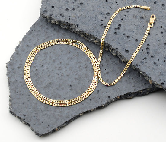 Złoty łańcuszek 585 Gucci Marina 