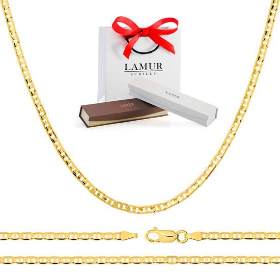 Złoty łańcuszek 585 Gucci Marina 