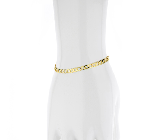 Złota bransoletka 585 pancerka