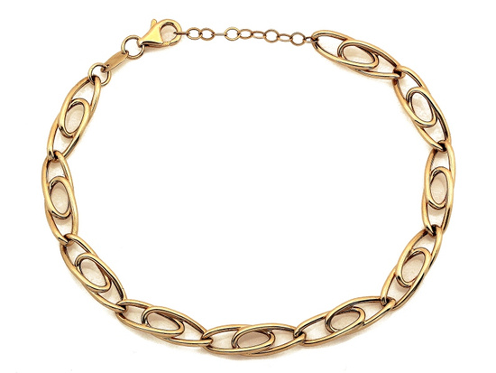 Bransoletka złota zawsze na czasie modna z dużych ogniw