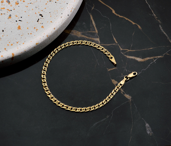 Złota bransoletka 585 Mona Lisa 