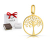 Złota zawieszka 585 - drzewko szczęścia