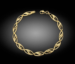 Złota bransoletka 375 klasyczna 