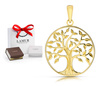 Złota zawieszka 375 - drzewko szczęścia