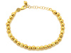 Bransoletka złota z dużych kulek 5mm
