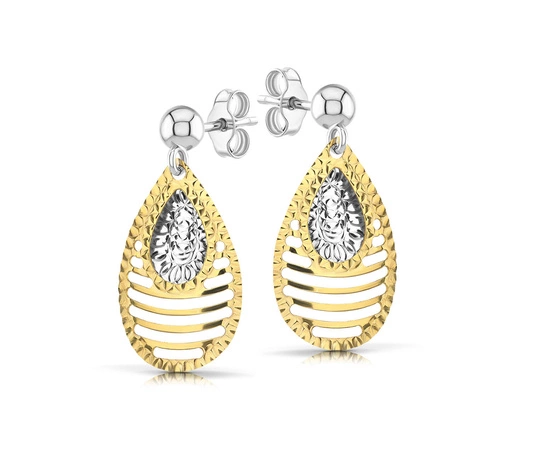 Złote kolczyki 585 - wiszące