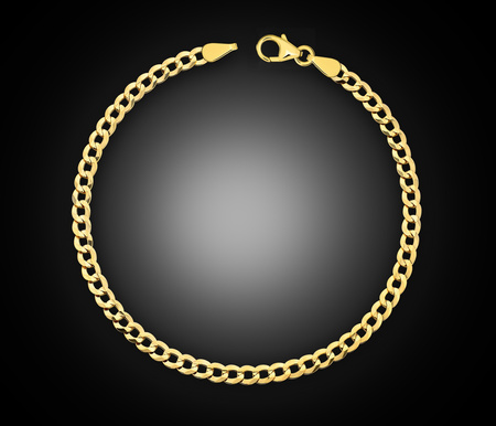 Złota bransoletka 585 pancerka