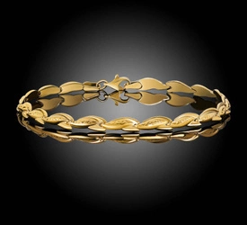 Złota bransoletka 375 klasyczna 
