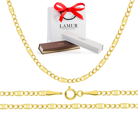 Złoty łańcuszek 585 figaro 