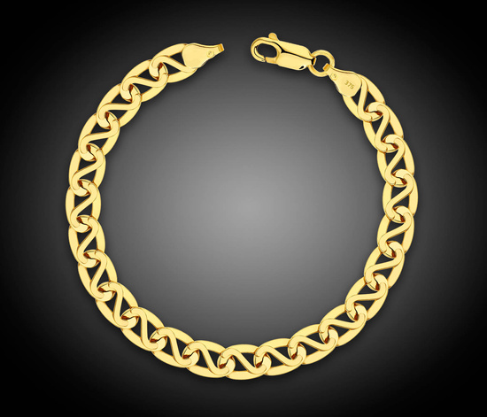 Złota bransoletka 375 klasyczna