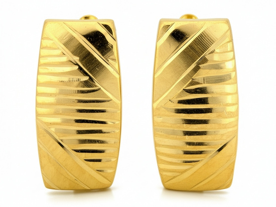 Kolczyki złote angielskie klasyka elegancji