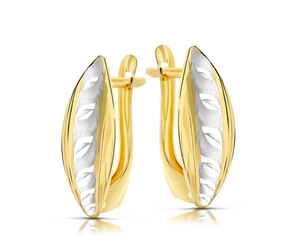 Złote kolczyki 585 - klasyczne