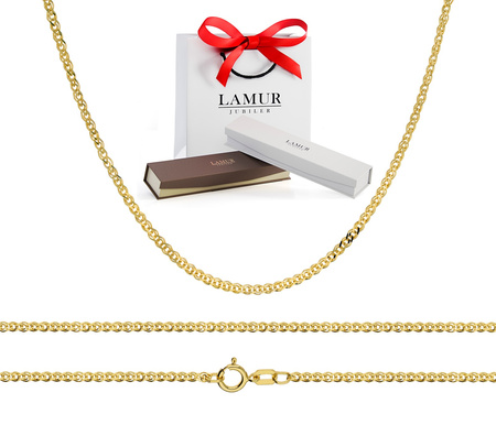 Złoty łańcuszek 585 Mona Lisa - 55 cm