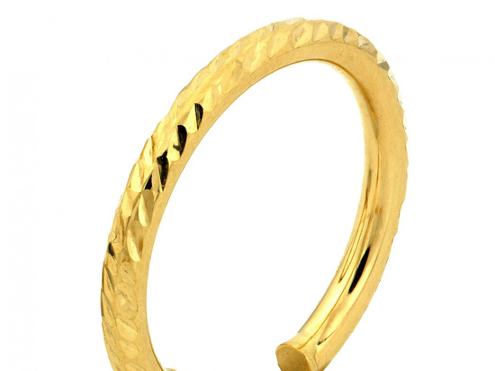 Kolczyki złote koła zawsze modne 20mm