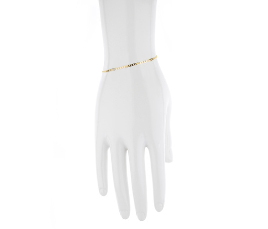 Złota bransoletka 585 pancerka 