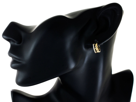 Kolczyki złote małe kółeczka angielskie zapięcie