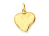 Zawieszka złota dmuchane zdobione serce
