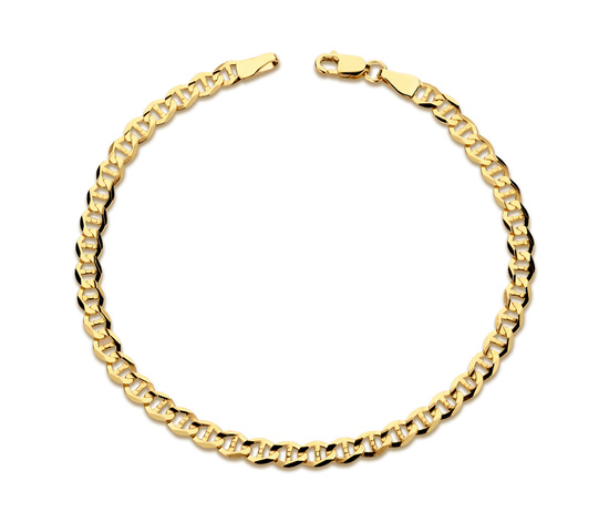 Złota bransoletka 375 gucci marina 