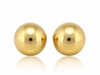 Kolczyki kuleczki złote na sztyft 6mm
