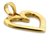 Zawieszka złota serce błyszczące kontur