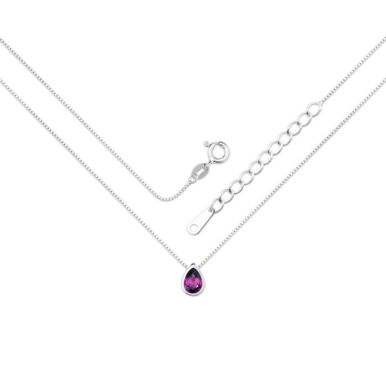 Naszyjnik srebrny 925 Swarovski - łezka