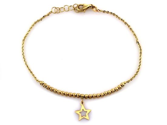 Bransoletka z kulkami gwiazdka